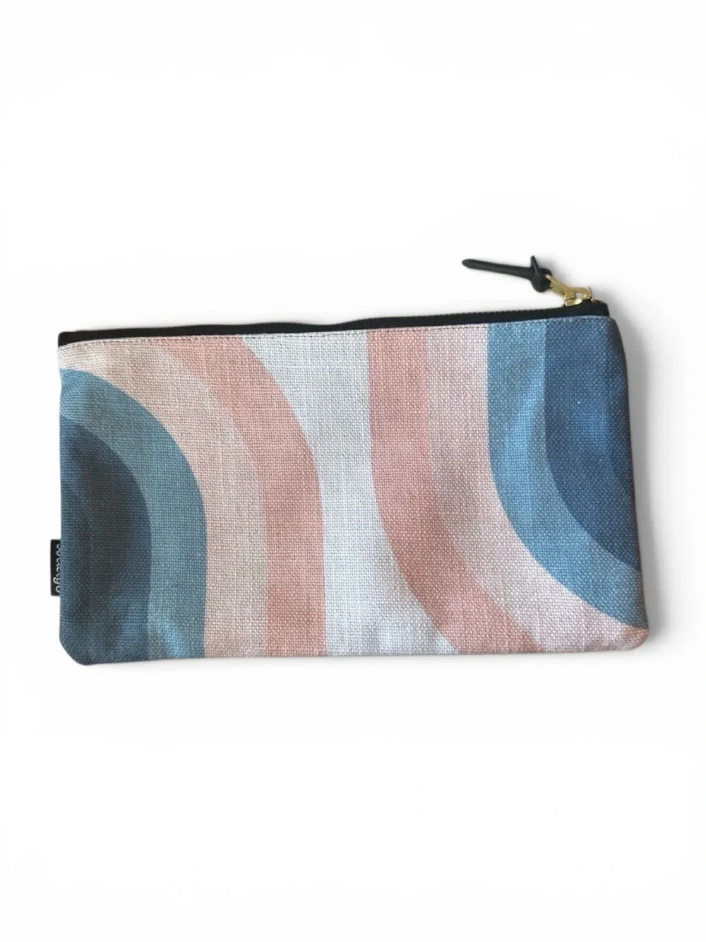 Society 6 Emanuela Carratoni 70’s Rainbow Carry All Pouch